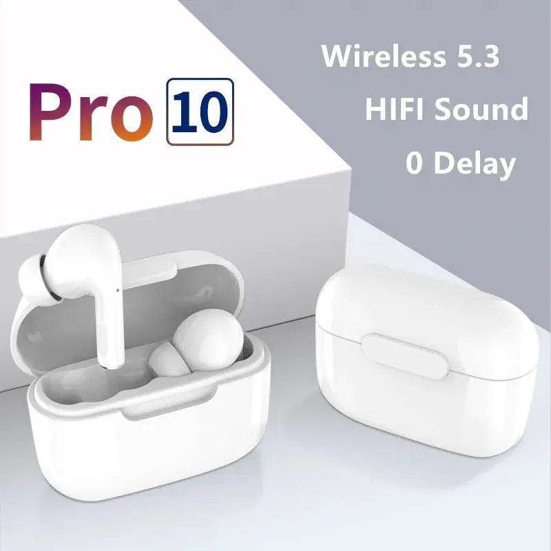 Original Pro10 TWS Headset Wireless Bluetooth Headphones 5.3 Earphones Sport Stereo In-Ear Bluetooth Earbuds for Xiaomi iPhone