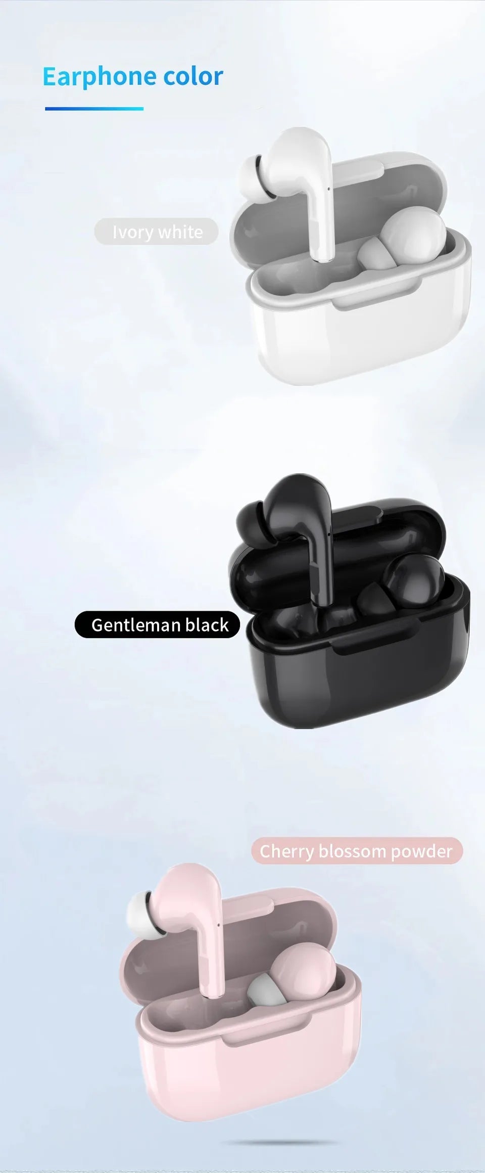 Original Pro10 TWS Headset Wireless Bluetooth Headphones 5.3 Earphones Sport Stereo In-Ear Bluetooth Earbuds for Xiaomi iPhone